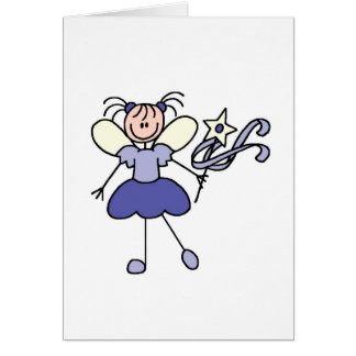 Lila feenhafter Engel mit Wand-Karte