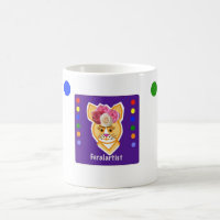 Lila Feralartist Color Wheel Chica Tasse
