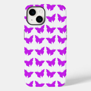 Lila, fette Mod-Butterfliegen Case-Mate iPhone 14 Hülle