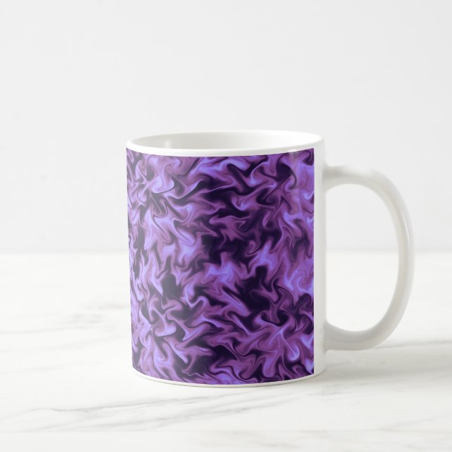 Lila Feuer Tasse (Rechts)