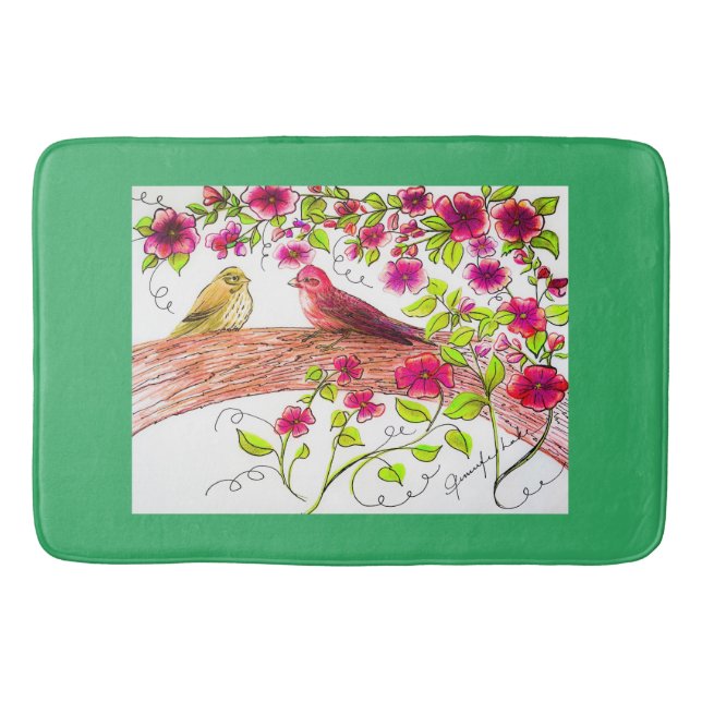 Lila Finish Table Runner Badematte (Vorderseite)