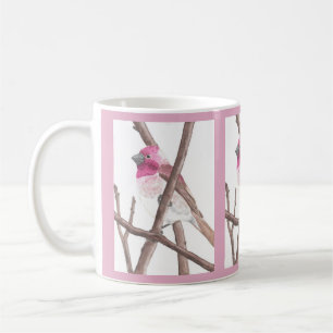 Lila Finkwatercolor-Tasse Kaffeetasse