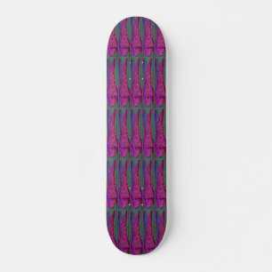 lila Fische Skateboard