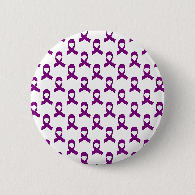 Lila Flachmuster Button (Vorderseite)