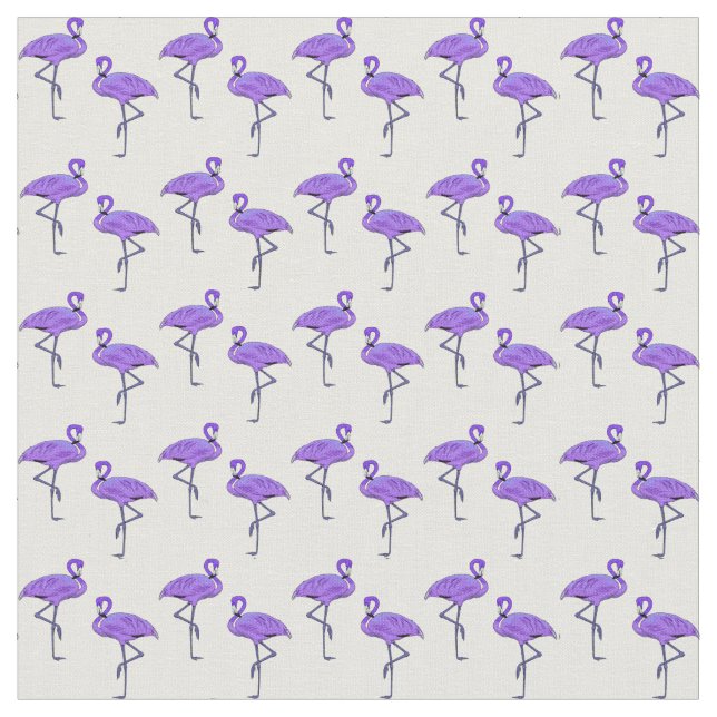 Lila Flamingos Pattern Stoff (Nahaufnahme)