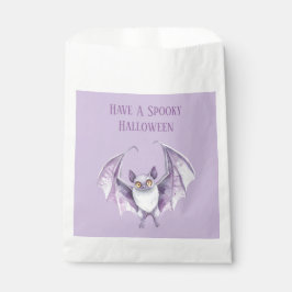 Lila Fledermaus Gruselig Halloween Geschenktütchen