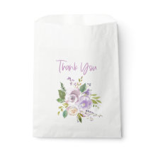 Lila Floral Gefallen Vielen Dank