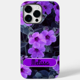 Lila floral iPhone 14 Pro Max Fall Case-Mate iPhone 14 Pro Max Hülle