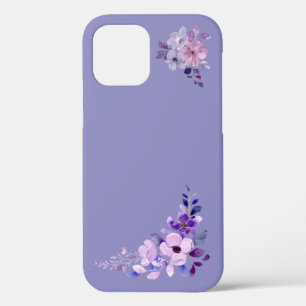 Lila floral iPhone Case