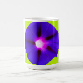 Lila floral kaffeetasse