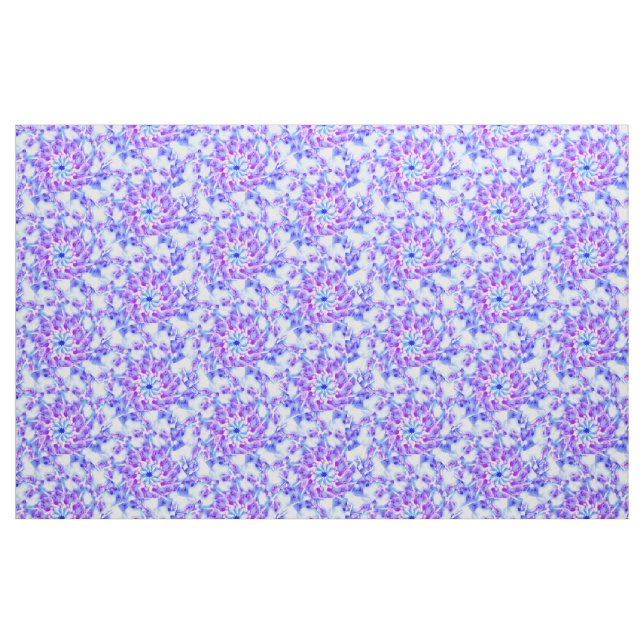 Lila Floral Mandala Stoff (Fat Quarter (45,7 x 55,9 cm))
