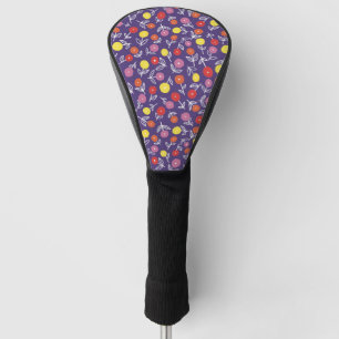 Lila florale Ditsy Golf Head Abdeckung Headcover