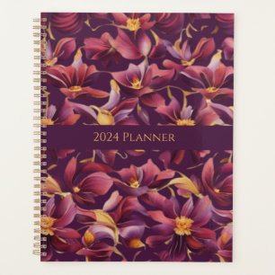 Lila florale planer