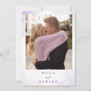 Lila florales Brautparty Einladung