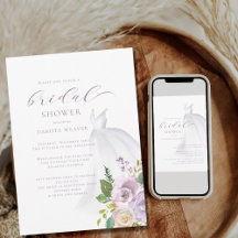 Lila florales Hochzeitskleid Brautparty