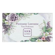 Lila florengrüne Folien Rustikal