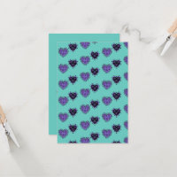 Lila Flower Hearts