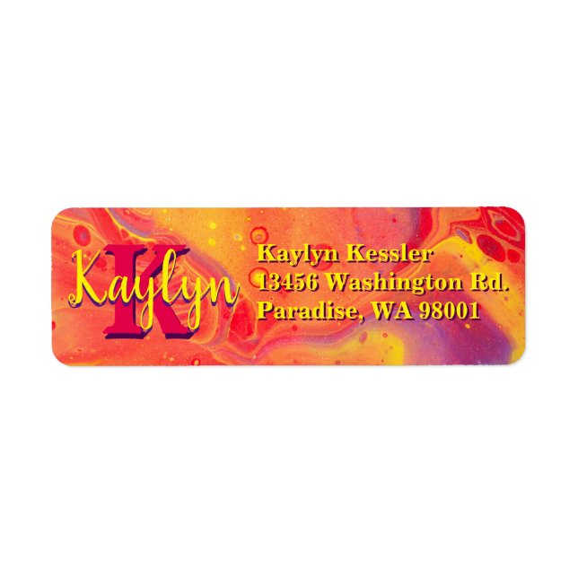 Lila Flusskunst des Wilden Roten Flusses (Vorne)