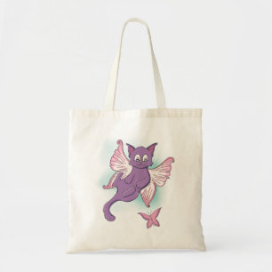 Lila Flying Fairy Cat Tragetasche