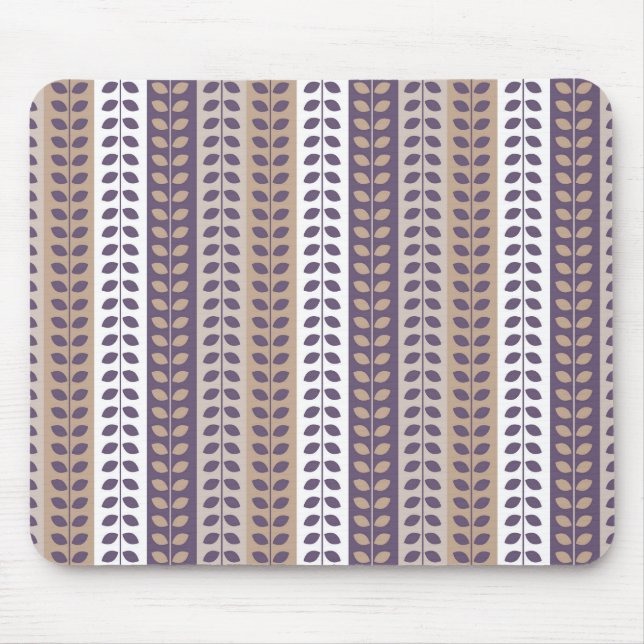 Lila Foliage Mousepad (Vorne)