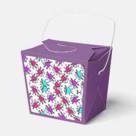 lila Formatmuster Geschenkschachtel