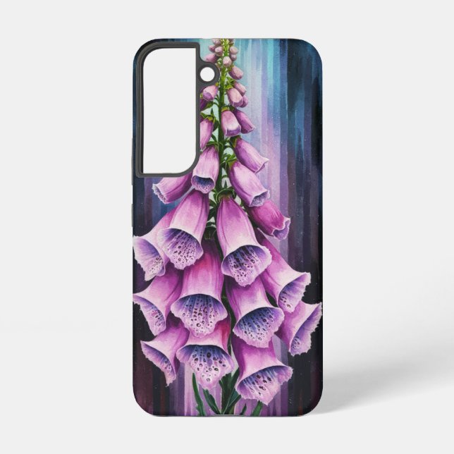 Lila Foxglove Samsung Galaxy Hülle (Rückseite)