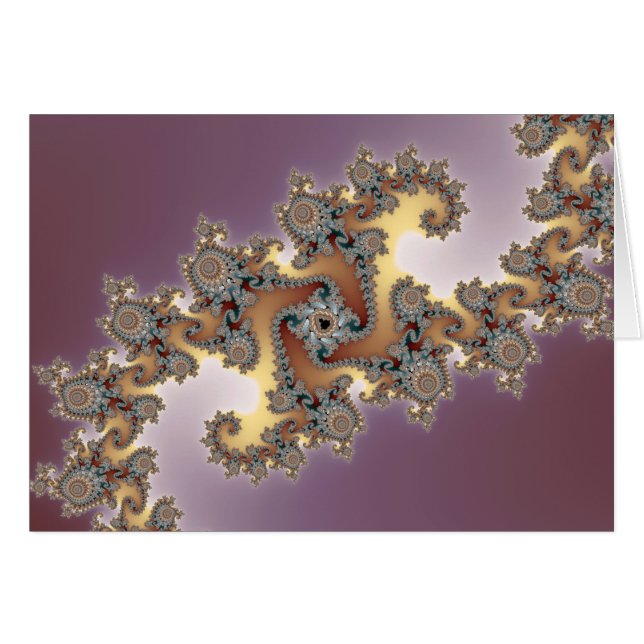 Lila - Fraktal (Vorderseite (Horizontal))