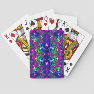 LILA FRAKTAL DESIGN ~ SPIELKARTEN