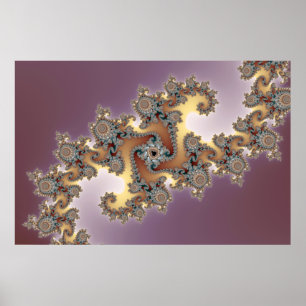 Lila - Fraktal Poster