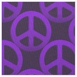 Lila Friedenszeichen Stoff