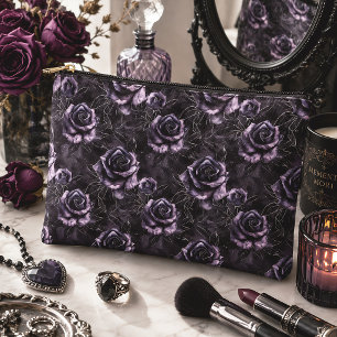 Lila Friedhof Rose Gothic Occult Zubehörtasche