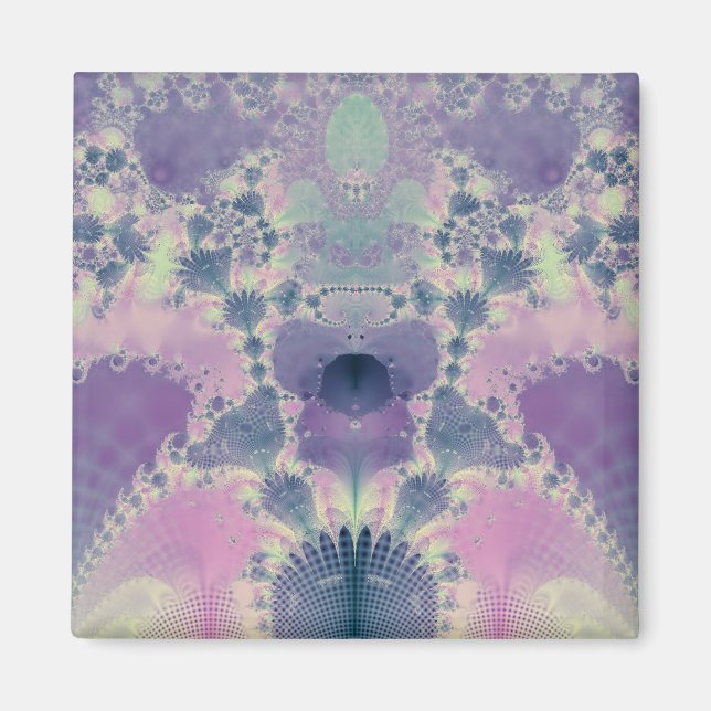 Lila Frühling Magnet (Vorne)