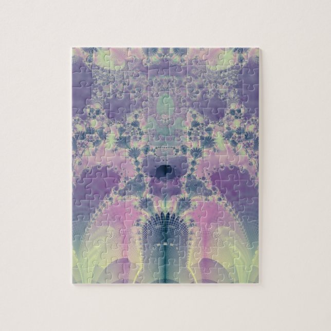 Lila Frühling Puzzle (Vertikal)