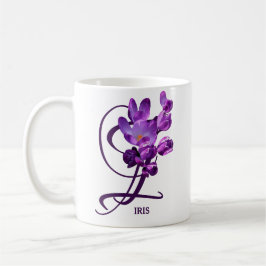Lila Frühlingsblumen boho Kaffeetasse
