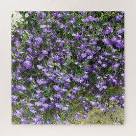 Lila Frühlingsblumen Jigsaw Puzzle