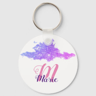 lila Funkeln, das Sie gelassen nennen Schlüsselanhänger