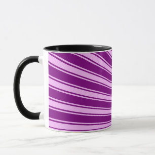 Lila funkige Sonnenstrahlen Hintergrund Tasse