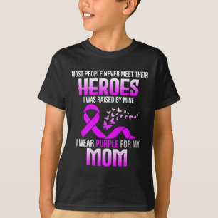 Lila für die Mama Bauchspeicheldrüsenkrebs T-Shirt