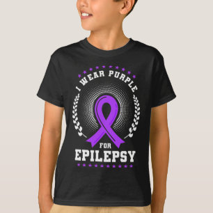 Lila für Epilepsie Sensibilisierung 2 T-Shirt