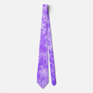 Lila Fur Frenzy Neck Tie Krawatte