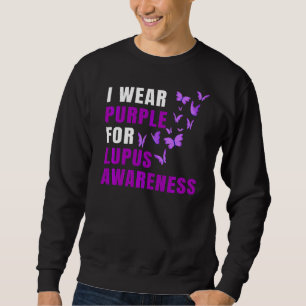 Lila für Lupus Aufklärungsmonat Lila Mens & Mens Sweatshirt