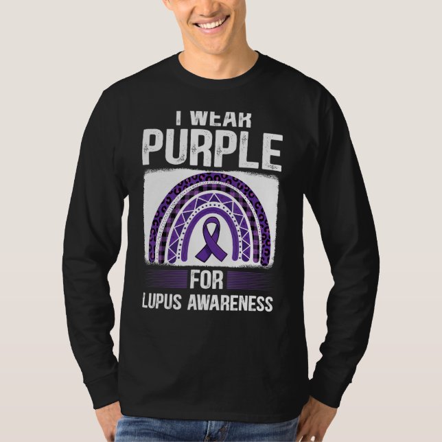Lila für Lupus Awareness Support Lupus Aw T-Shirt (Vorderseite)