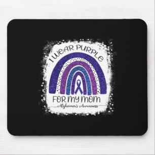 Lila für meine Mama Alzheimerheimer gebleicht Ra Mousepad