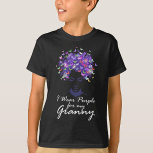 Lila für meinen Granny Support Alzheimerheimer T-Shirt