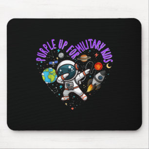 Lila für militärische Kinder Astronaut Militär Chi Mousepad