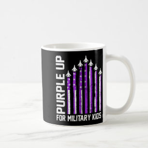 Lila für militärische Kinder Kleinkind Frauen Jung Kaffeetasse