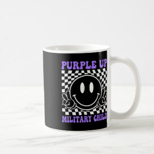 Lila für militärische Kinder Militär Kind Kaffeetasse