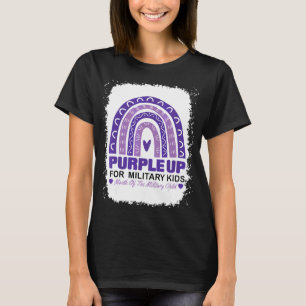 Lila für militärische Kinder Monat Militärkind R T-Shirt