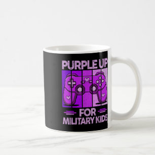 Lila für Militärkinder - Monat Kaffeetasse