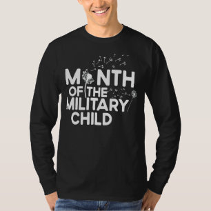 Lila für Militärkinder Monat Militärkind D T-Shirt